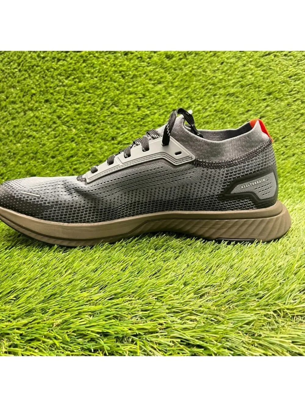 Flux Adapt Trail Runner Gray Olive Mens Size 13 Athletic Knit Shoes Sneakers